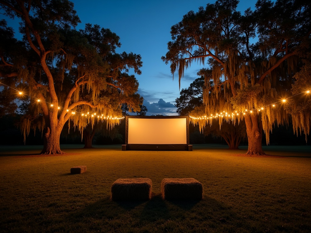 Outdoor cinema in Odessa, Florida